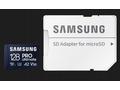 SAMSUNG PRO Ultimate MicroSDXC 128GB + SD Adaptér,