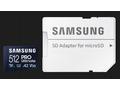 SAMSUNG PRO Ultimate MicroSDXC 512GB + SD Adaptér,