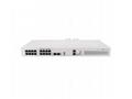 MikroTik Switch, Router CRS418-8P-8G-2S+RM, 8x GbE