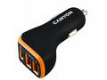CANYON auto nabíječka C-08, 1xUSB-C (PD 18W) + 2xU