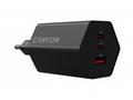 CANYON charger HEXAGON 65 GaN 65W 2xPD 1xQC EU Bla