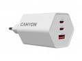 CANYON charger HEXAGON 65 GaN 65W 2xPD 1xQC EU Whi