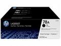HP Toner 78A LaserJet Black 2-pack