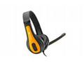 CANYON headset HSC-1, lehký, 3,5 mm jack TRRS, čer