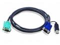 ATEN integrovaný kabel 2L-5202U pro KVM USB 1.8 M 