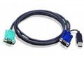 ATEN integrovaný kabel 2L-5202U pro KVM USB 1.8 M 