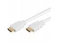 PremiumCord HDMI High Speed + Ethernet kabel, whit
