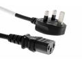 PREMIUMCORD Kabel napájecí 230V, zahnutá zástrčka 