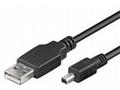 PremiumCord Kabel USB, A-B mini, 4piny, 2m Mitsumi