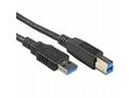 PremiumCord Kabel USB 3.0 Super-speed 5Gbps A-B, 9