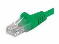 PremiumCord Patch kabel UTP RJ45-RJ45 CAT6 7m zele