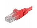 PremiumCord Patch kabel Cat6 UTP, délka 10m, červe