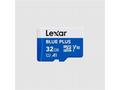 Lexar 32GB Blue Plus microSDHC s adp C10 A1