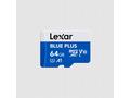 Lexar microSDHC Blue Plus UHS-I with SD adapter, u