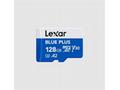 Lexar 128GB Blue Plus microSDHC s adp C10 A2