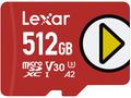 Lexar paměťová karta 512GB PLAY microSDXC™ UHS-I c