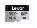 Lexar 1TGB H-P Silver Plus microSDHC s adp C10 A2