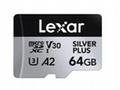 Lexar microSDXC Professional SILVER Plus UHS-I, U3