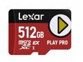 Lexar paměťová karta 512GB PLAY PRO microSDXC™ Exp