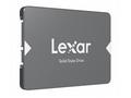 Lexar NS100, 128GB, SSD, 2.5", SATA, Šedá, 3R