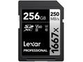 Lexar paměťová karta 256GB Professional 1667x SDXC