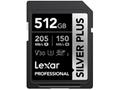 Lexar 512GB Pro SILVER PLUS SDXC C10 V30 U3