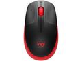 Logitech Wireless Mouse M190 Full-Size, red