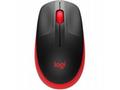 Logitech Wireless Mouse M190 Full-Size, red