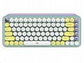 Logitech POP Keys Wireless Mechanical Keyboard Wit