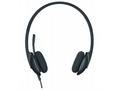 Logitech Corded USB Headset H340 - EMEA - BLACK