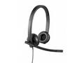 Logitech UC Corded Stereo USB Headset H570e (Leath