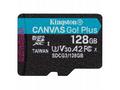 Kingston MicroSDXC karta 128GB Canvas Go! Plus, R: