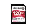 Kingston Canvas React Plus, SDHC, 128GB, UHS-II U3