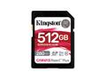 Kingston SDXC karta 512GB Canvas React Plus, UHS-I
