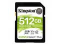 Kingston paměťová karta 512GB Canvas Select Plus S