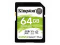 Kingston paměťová karta 64GB Canvas Select Plus SD