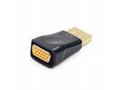 GEMBIRD red. Displayport na VGA, M, F, černá