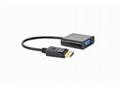 GEMBIRD red. Displayport na VGA, M, F, černá