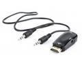 Gembird adaptér HDMI (M) na VGA (F) + 3.5 mm audio