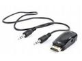 Gembird adaptér HDMI (M) na VGA (F) + 3.5 mm audio