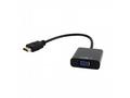 GEMBIRD kabelový adaptér HDMI na VGA + Audio, M, F