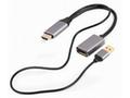 Gembird adaptér aktívny 4K HDMI (M), DisplayPort (