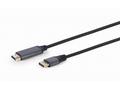 Gembird kábel DisplayPort (M) na HDMI (AM), 4K, Pr