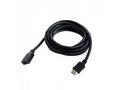 Kabel HDMI-HDMI M, F 1,8m, 1.4, prodlužovací černý