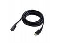 Kabel HDMI-HDMI M, F 1,8m, 1.4, prodlužovací černý