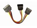 Gembird kabel - splitter napájení, SATA M na 2 x S