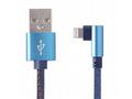 Gembird kábel nabíjací Lightning 8-pin (M) 90° na 