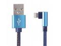 Gembird kábel nabíjací Lightning 8-pin (M) 90° na 