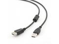 Kabel USB A-A 1,8m 2.0 prodl. HQ s ferrit. jádrem
