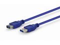 GEMBIRD Kabel USB A-A 3m 3.0 prodlužovací, modrý
